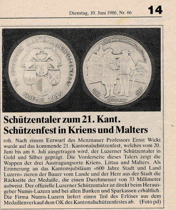 Schützenfest Kriens und Malters